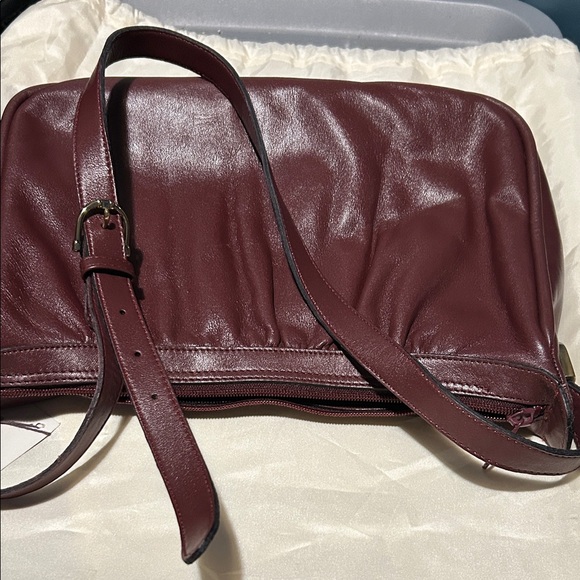 Etienne Aigner Burgundy Crossbody Bag - Picture 5 of 8